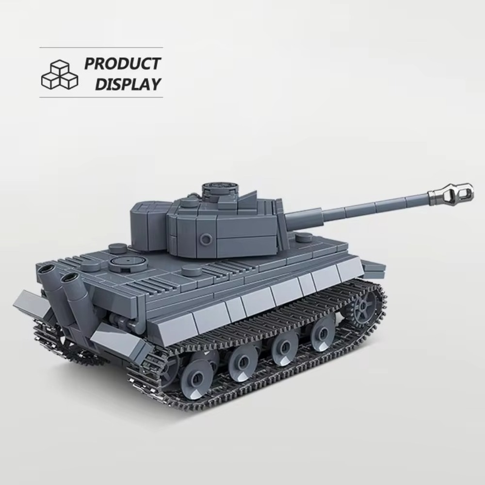 Military Series Panzer Tiger I - огляд і ціна Lego Compatible Military Tank