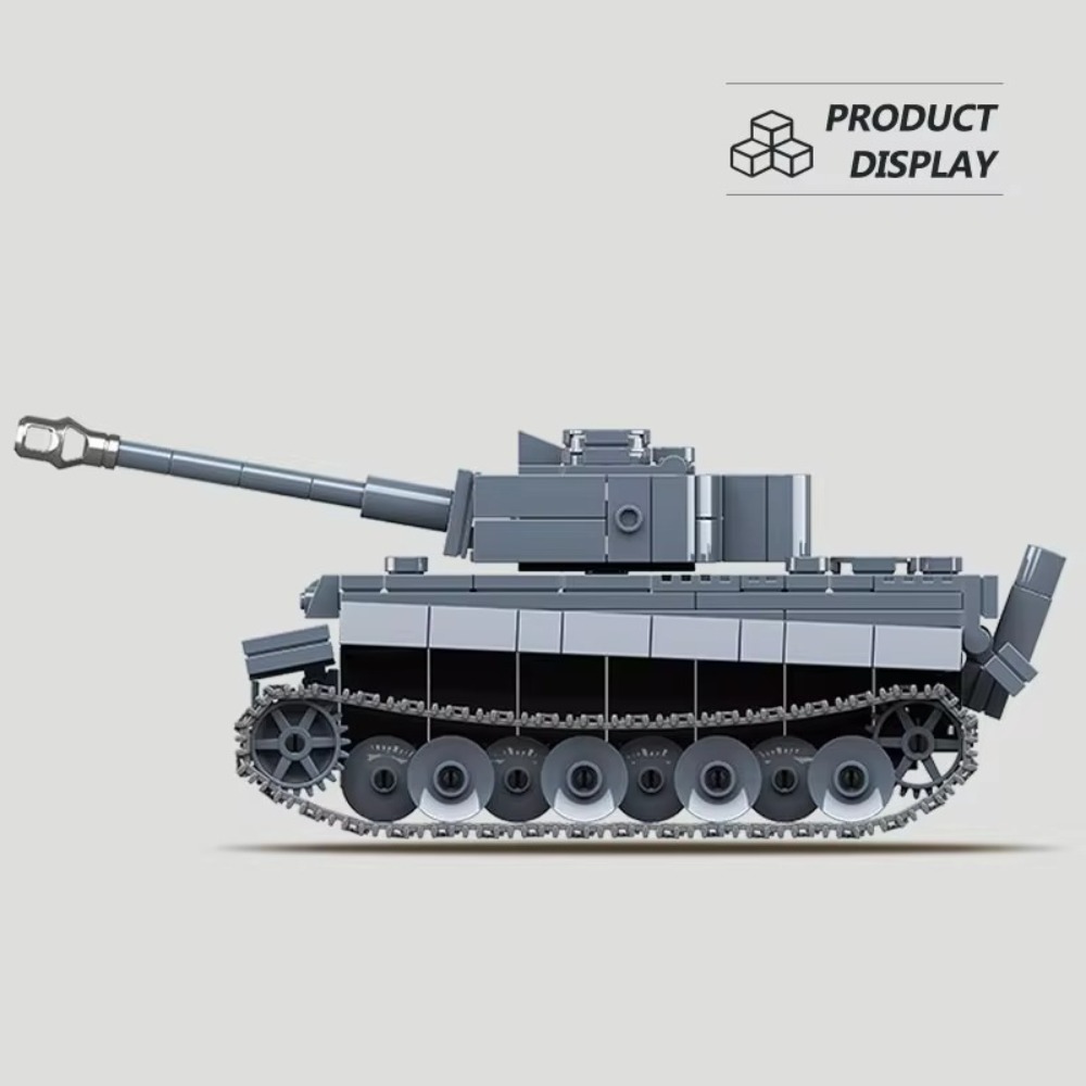 Military Series Panzer Tiger I - огляд і ціна Lego Compatible Military Tank