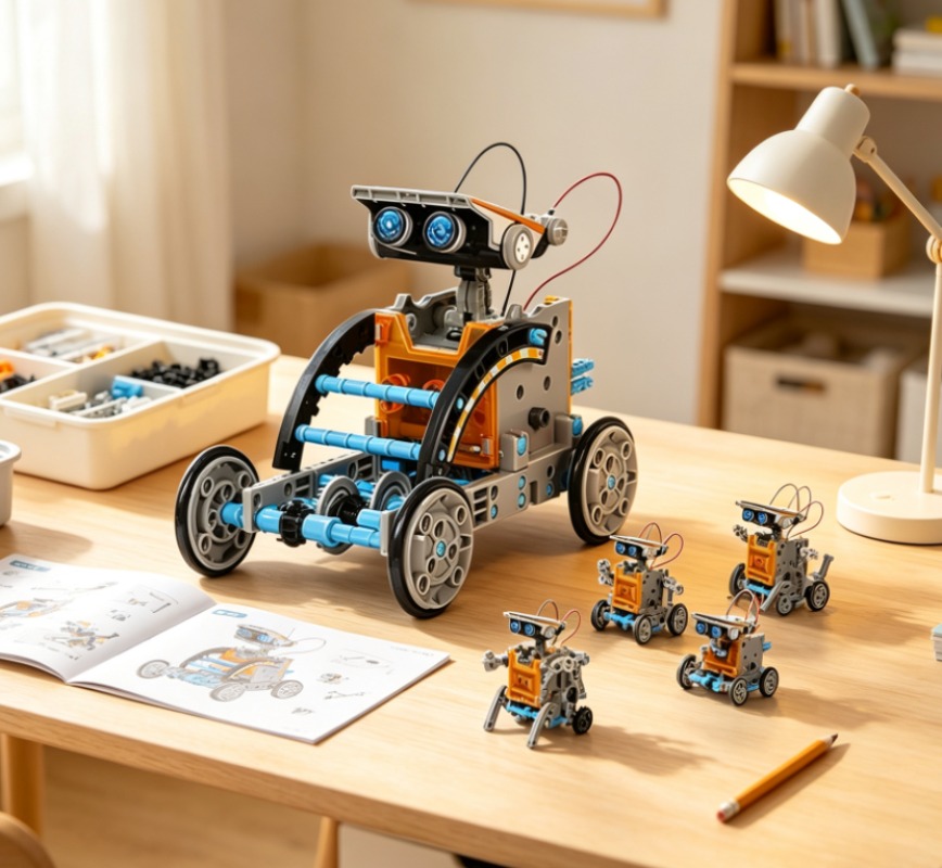 12-in-1 Solar Robot STEM Build - огляд і ціна Stem Solar Robot Kit For Kids