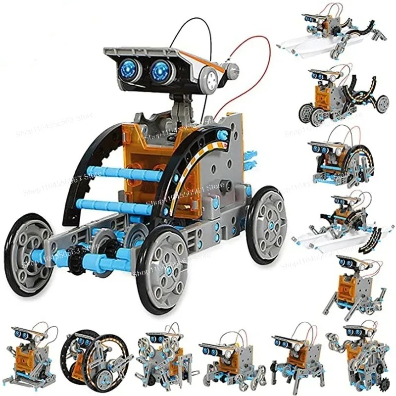 12-in-1 Solar Robot STEM Build - огляд і ціна Stem Solar Robot Kit For Kids