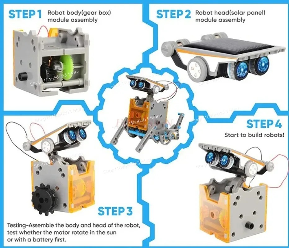 12-in-1 Solar Robot STEM Build - огляд і ціна Stem Solar Robot Kit For Kids